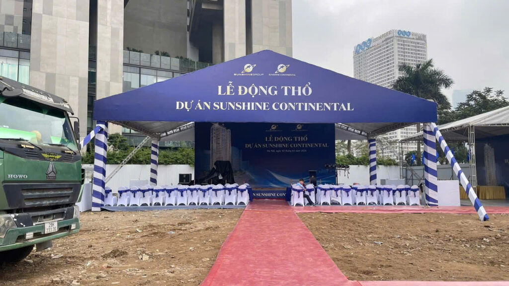 Tiến độ dự án Sunshine Continental – Trần Bình cập nhật tháng 03/2026